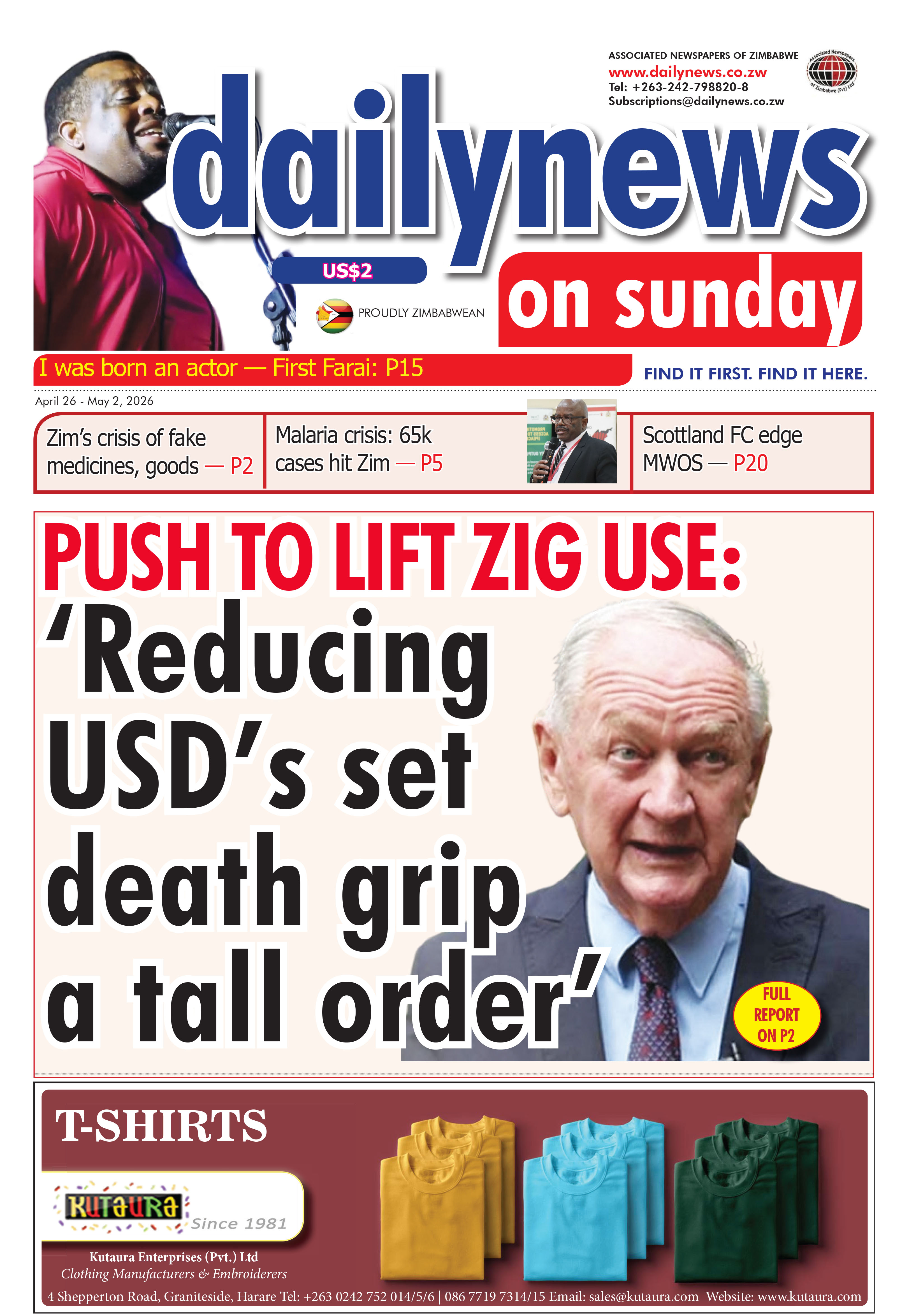 Sunday 26 April 2026